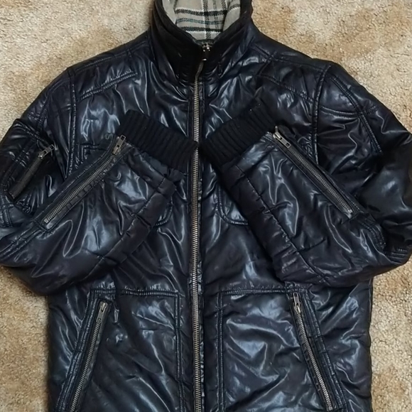 Buffalo mens black winter jacket medium - Picture 4 of 6